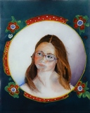 portrait - peintures sous-verre 2014/2015